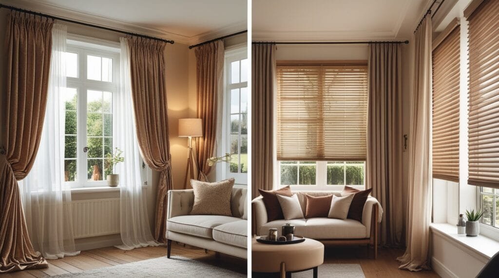 Curtains vs Blinds: key differences