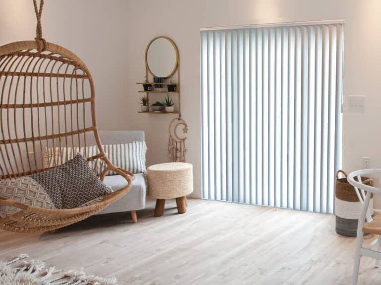 Patio door blinds