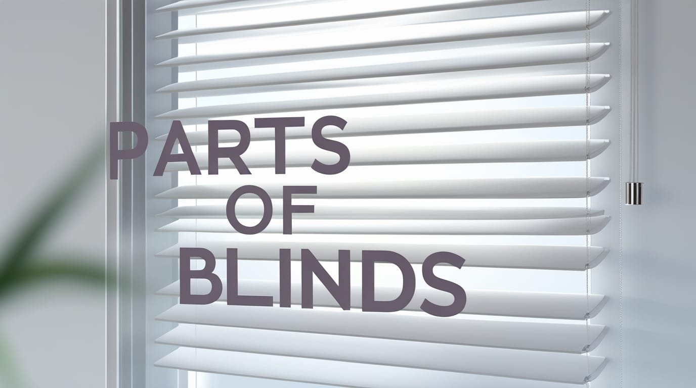 Parts Of Window blinds