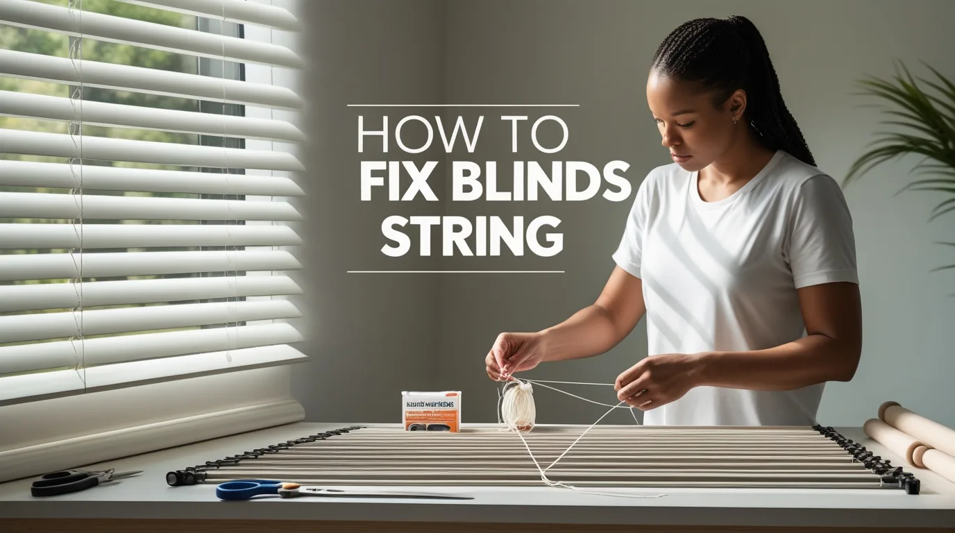 How to Fix Blinds String